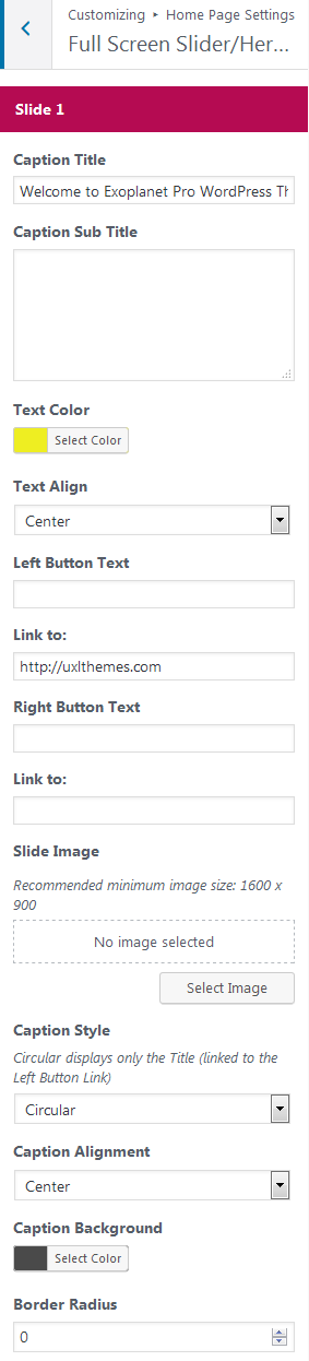 Slider Section