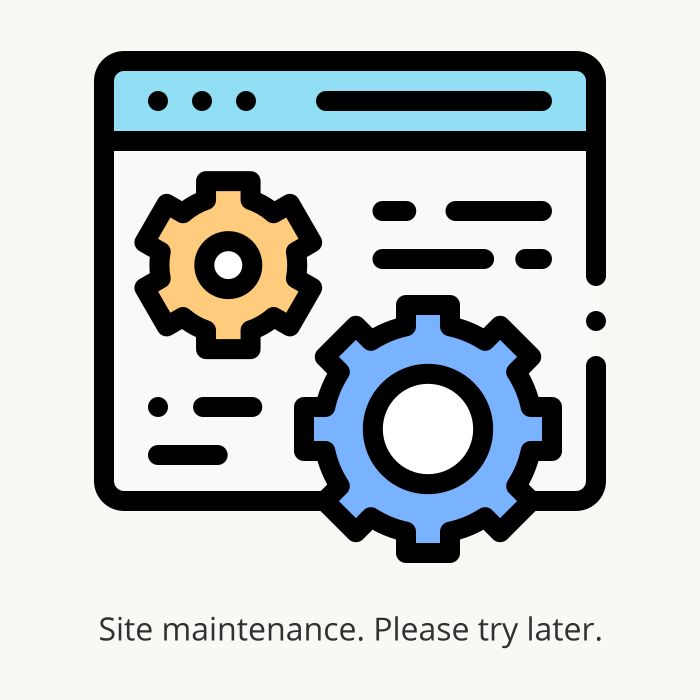 Site maintenance. Please try later.